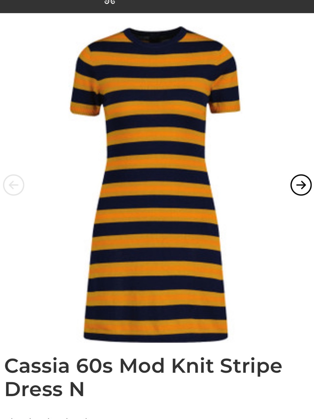 Madcap England Cassia mod 60s knit dress